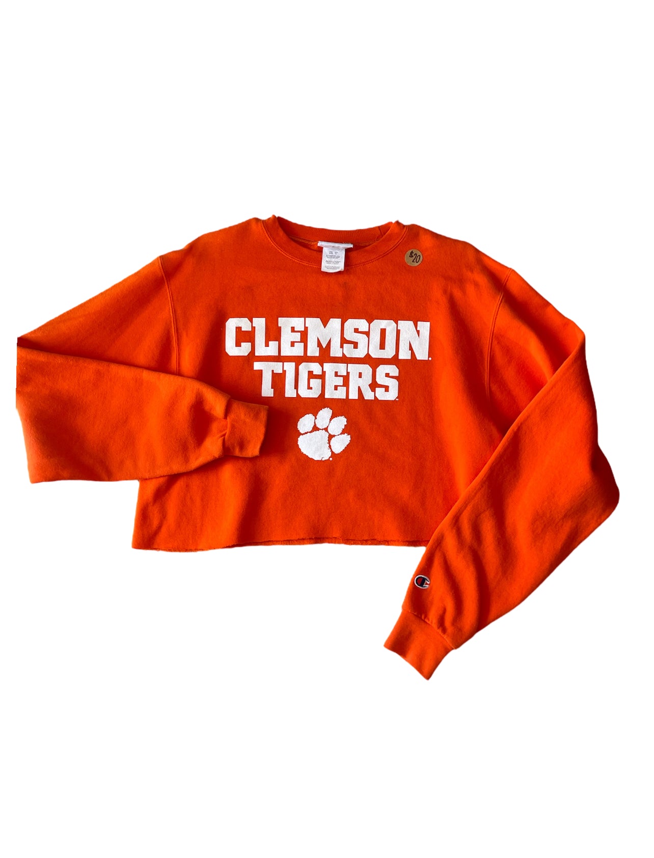 Clemson Cropped Crew