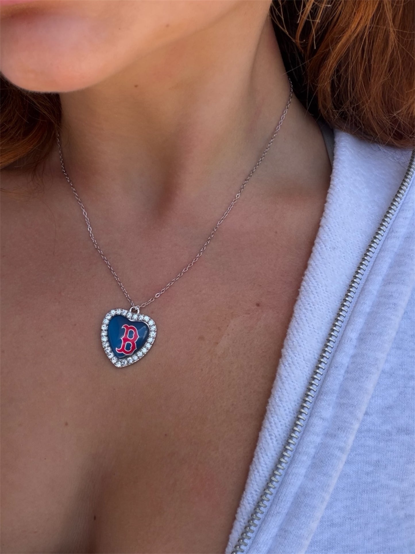 Red Sox Necklace